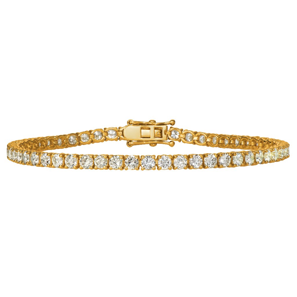 300 Ct Diamond Tennis Bracelet G-H Si 14k Gold 7 2990$